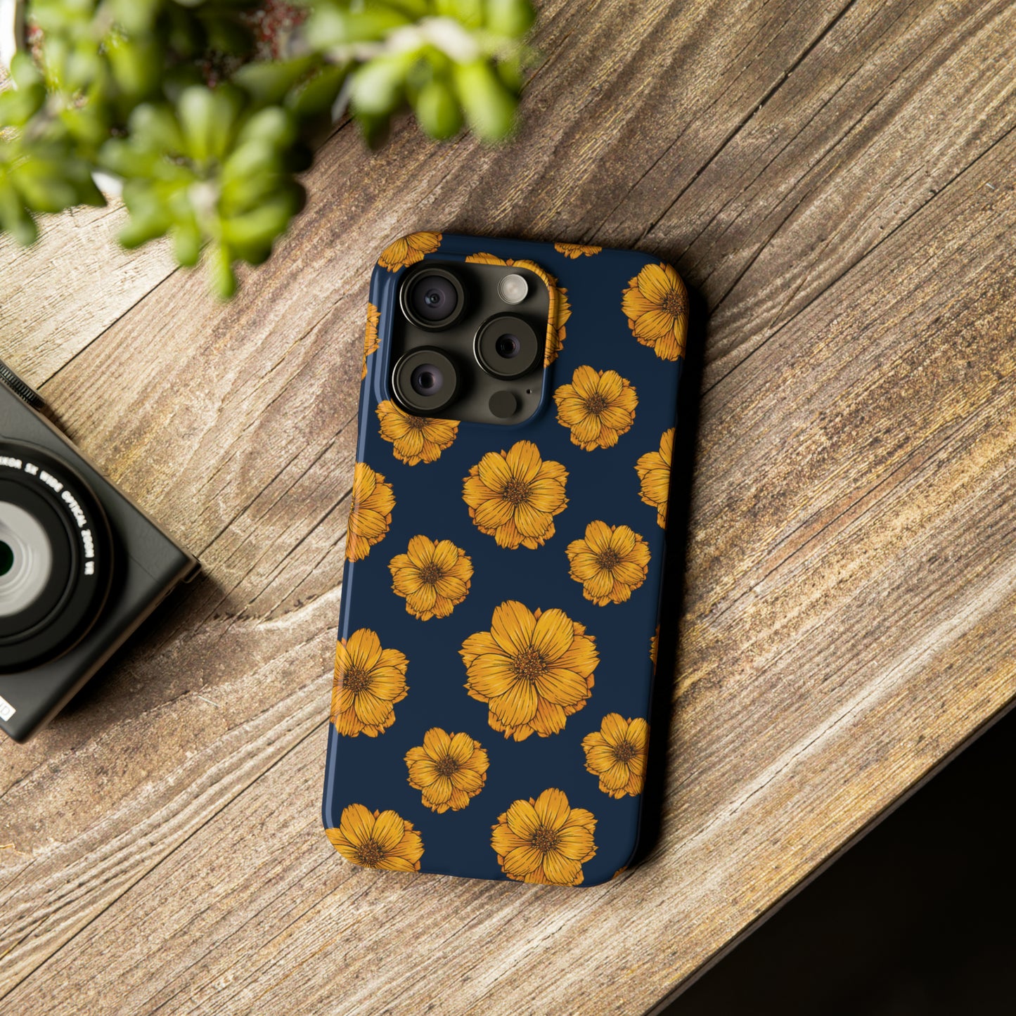 Sunflower Glimmer Snap Case