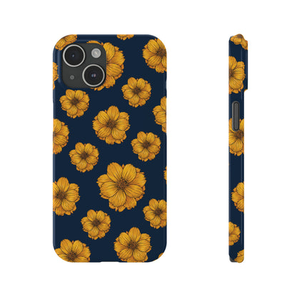 Sunflower Glimmer Snap Case