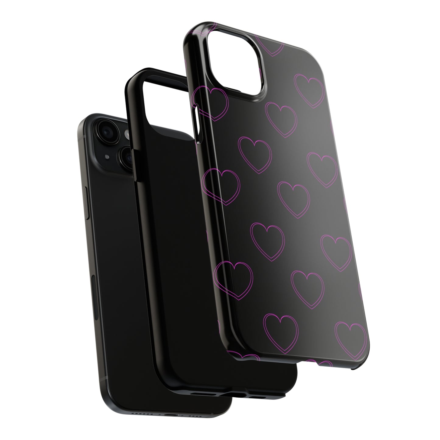 Y2K Heart Tough iPhone Case