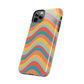 Wavy Pattern Tough iPhone Case