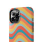 Wavy Pattern Tough iPhone Case