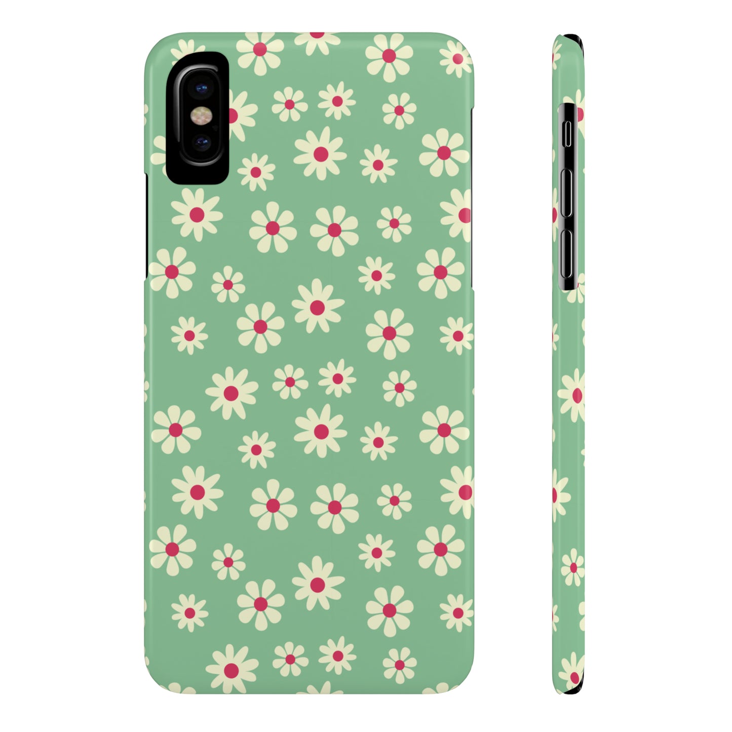 Retro Floral Snap Case