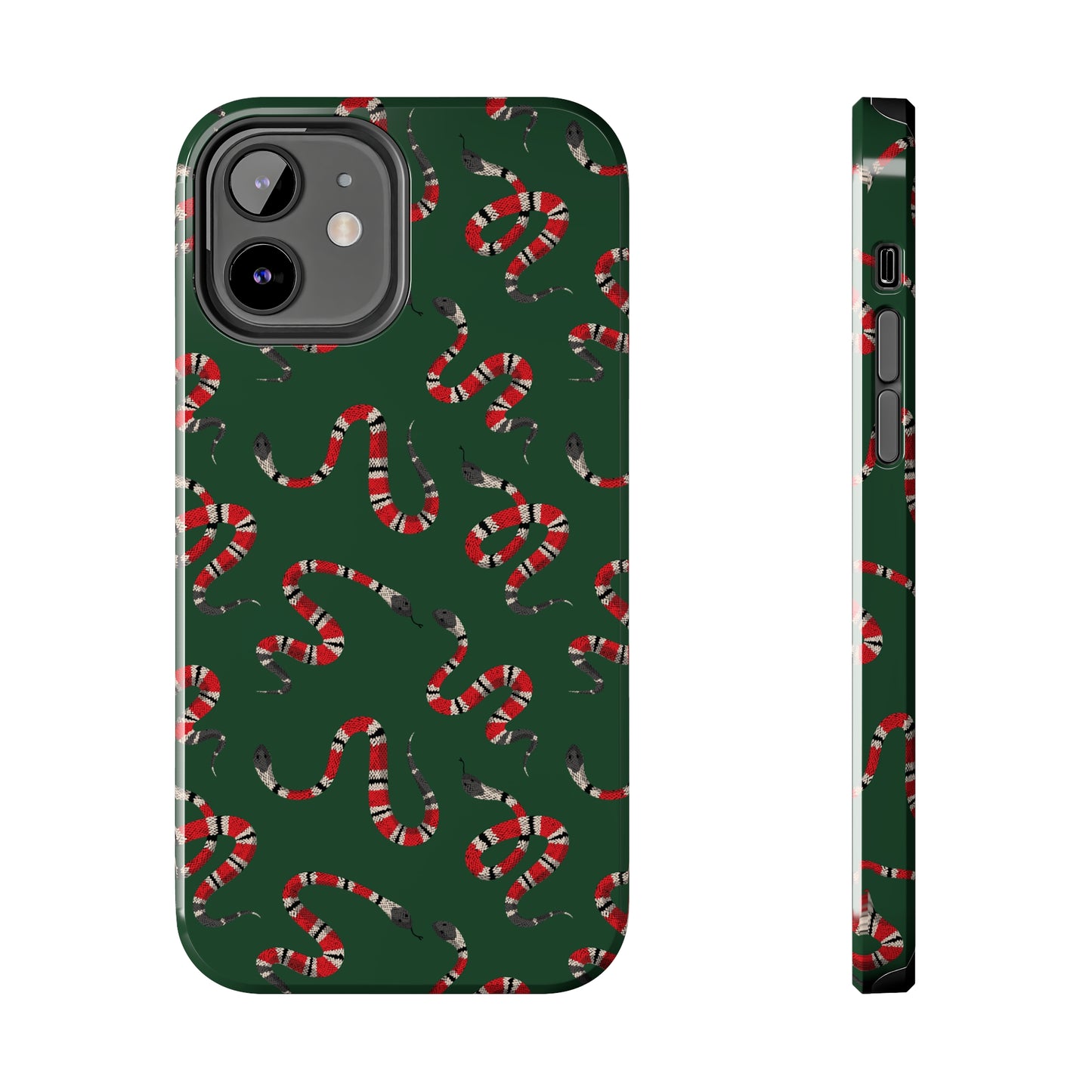 Snake Pattern Tough iPhone Case