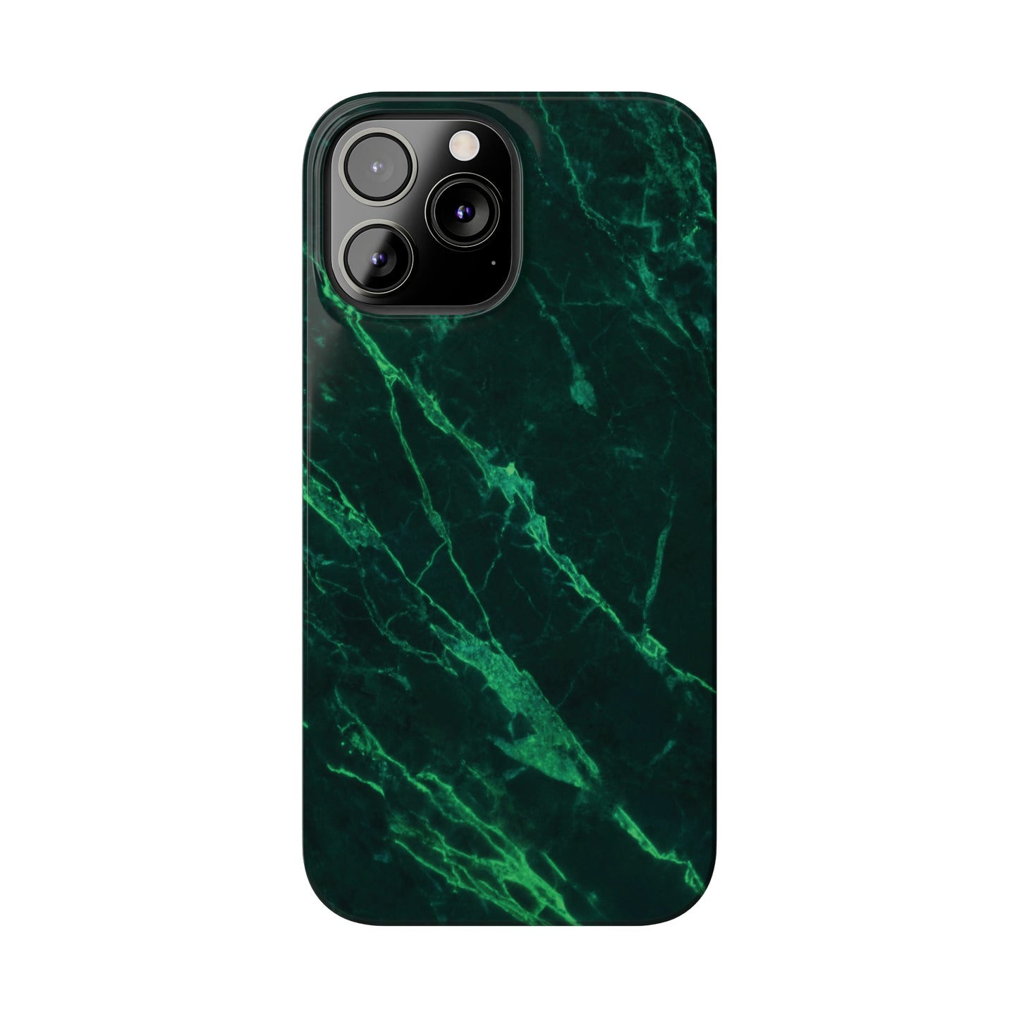 Dark green marble pattern Snap Case