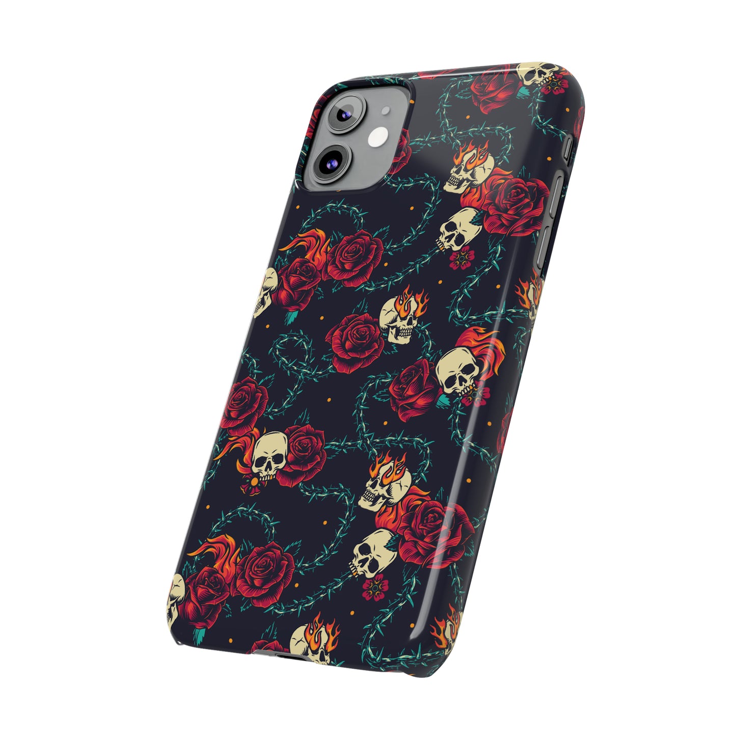 Skulls & Roses Snap Case