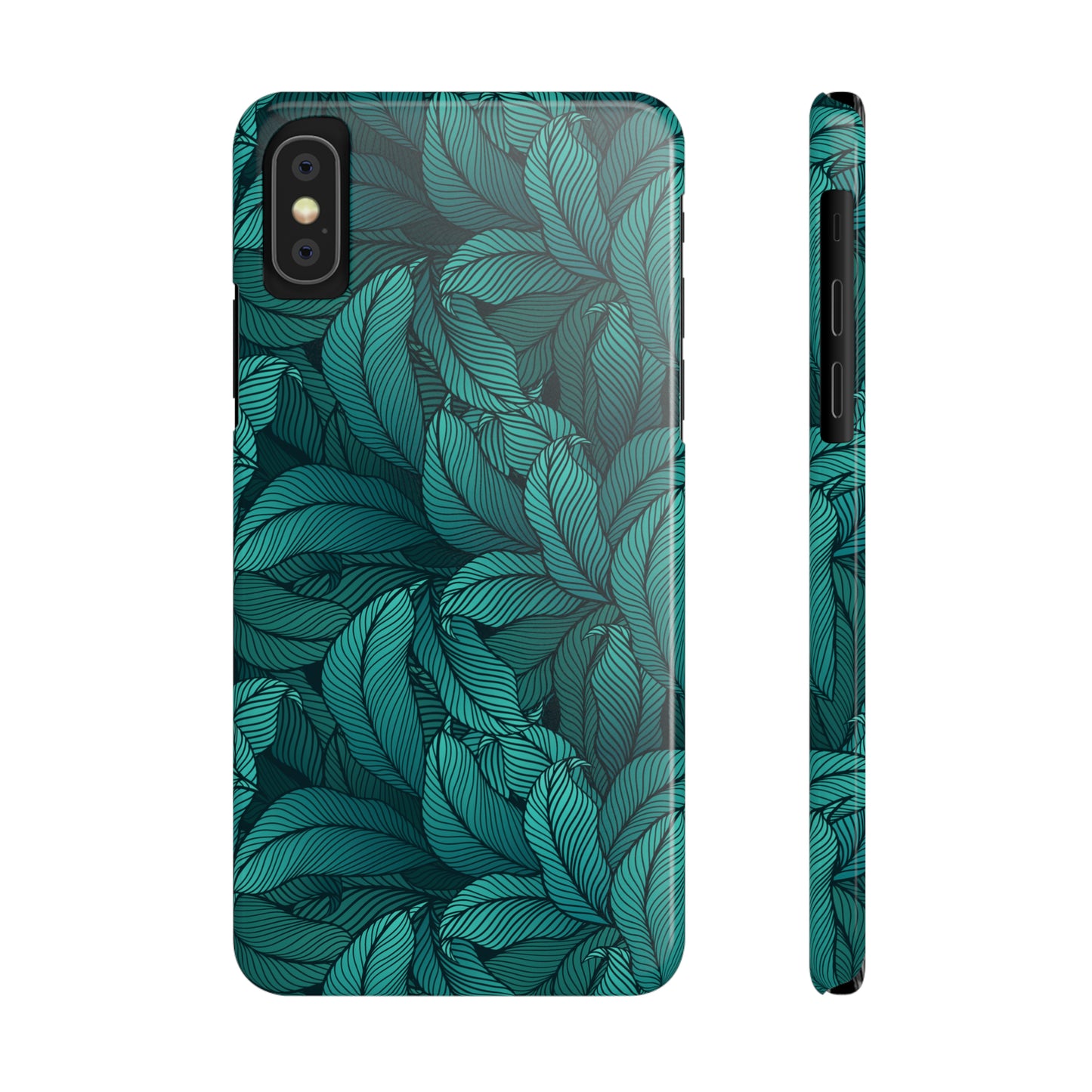 Tropical Leaves Snap Case