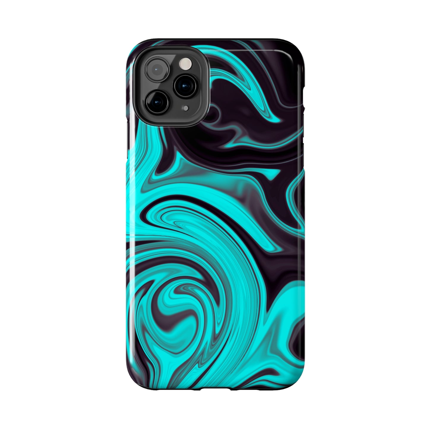 Aqua liquid marble pattern Tough Case