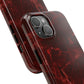 Red stone pattern Tough Case