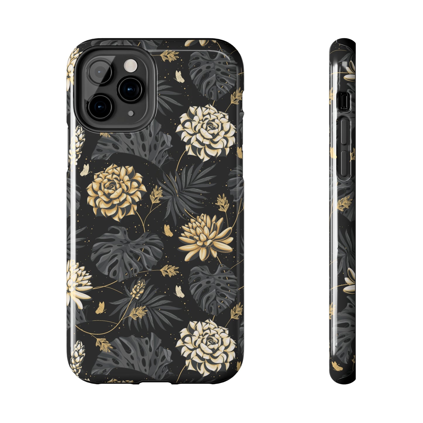 Golden Bloom Tough iPhone Case