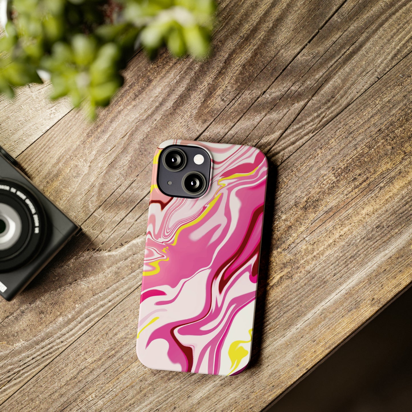 Acid marble pattern Snap Case