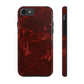 Red stone pattern Tough Case