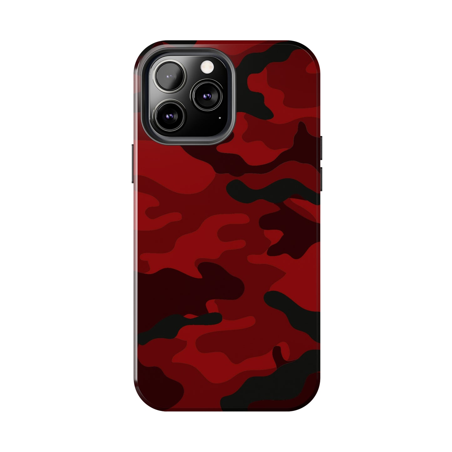 Red Camouflage Tough Case