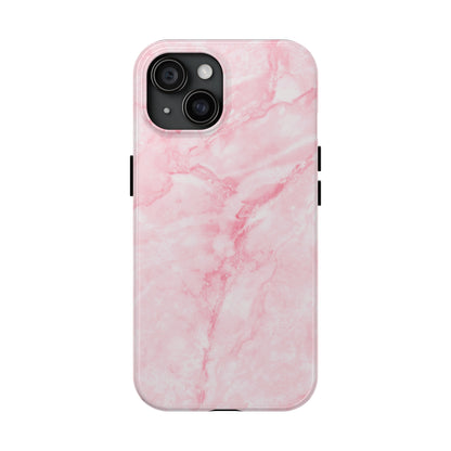 Pink Marble Tough iPhone Case