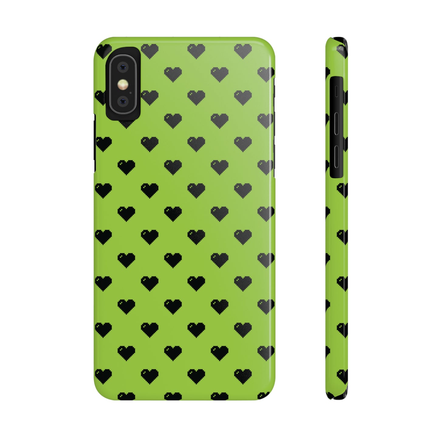 Pixelated Heart Snap Case