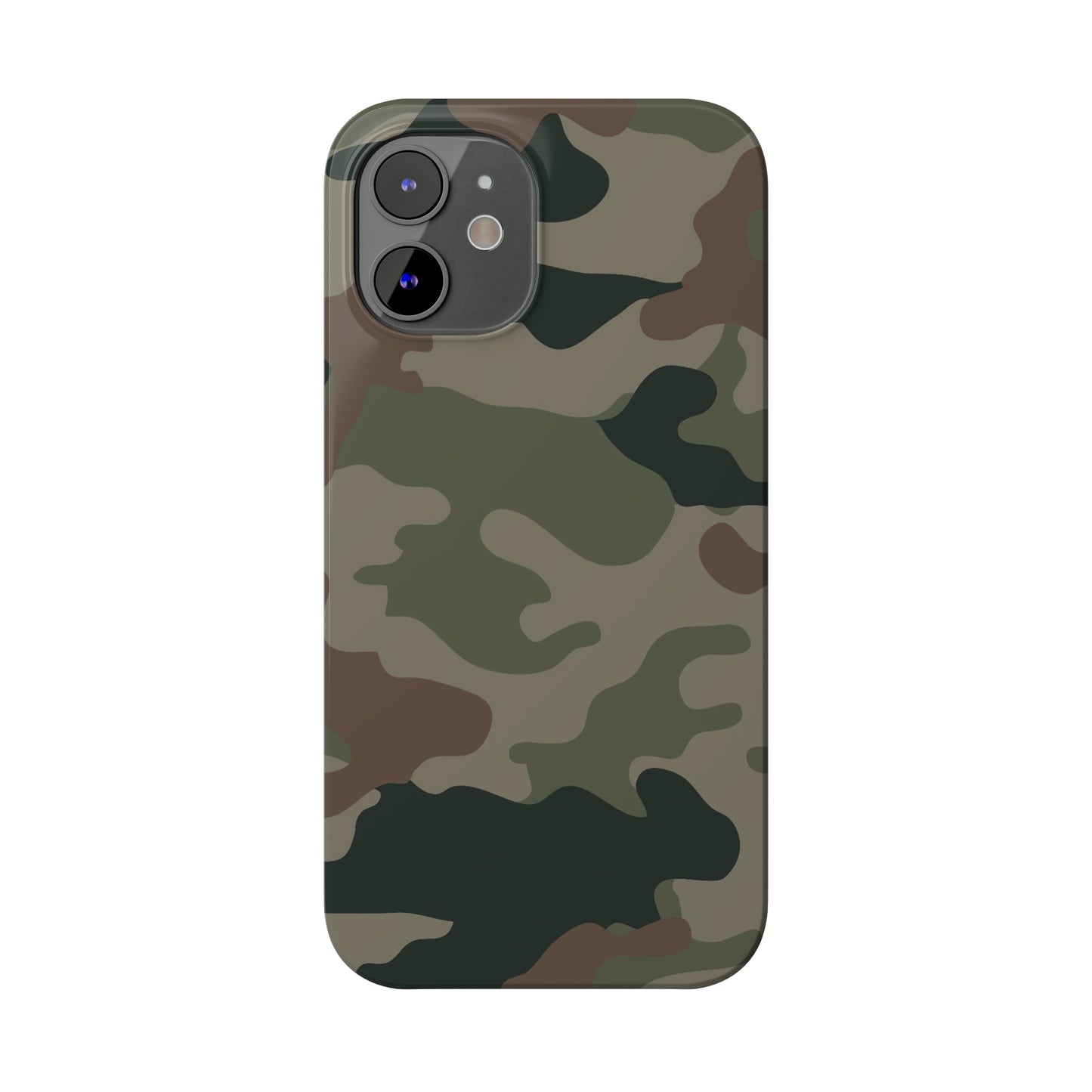 Dark Camouflage Snap Case