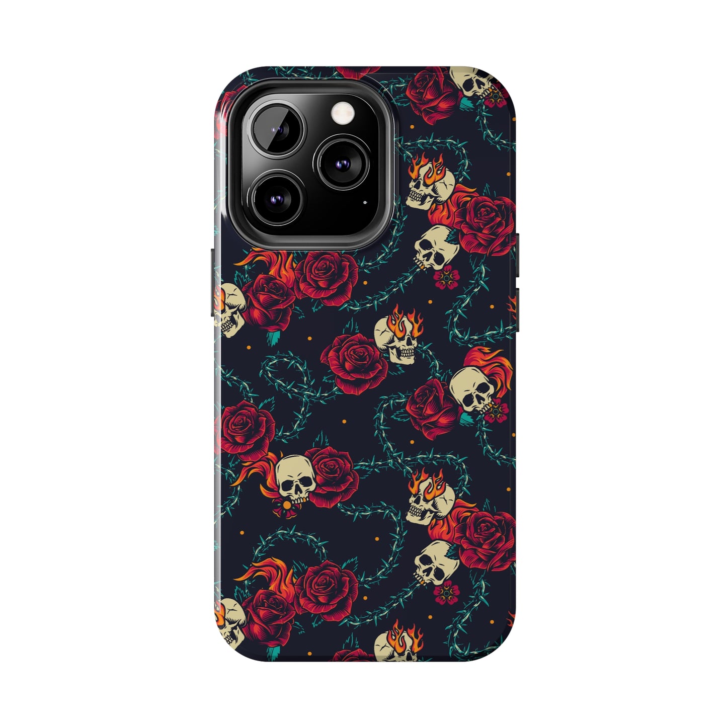 Skulls & Roses Tough iPhone Case