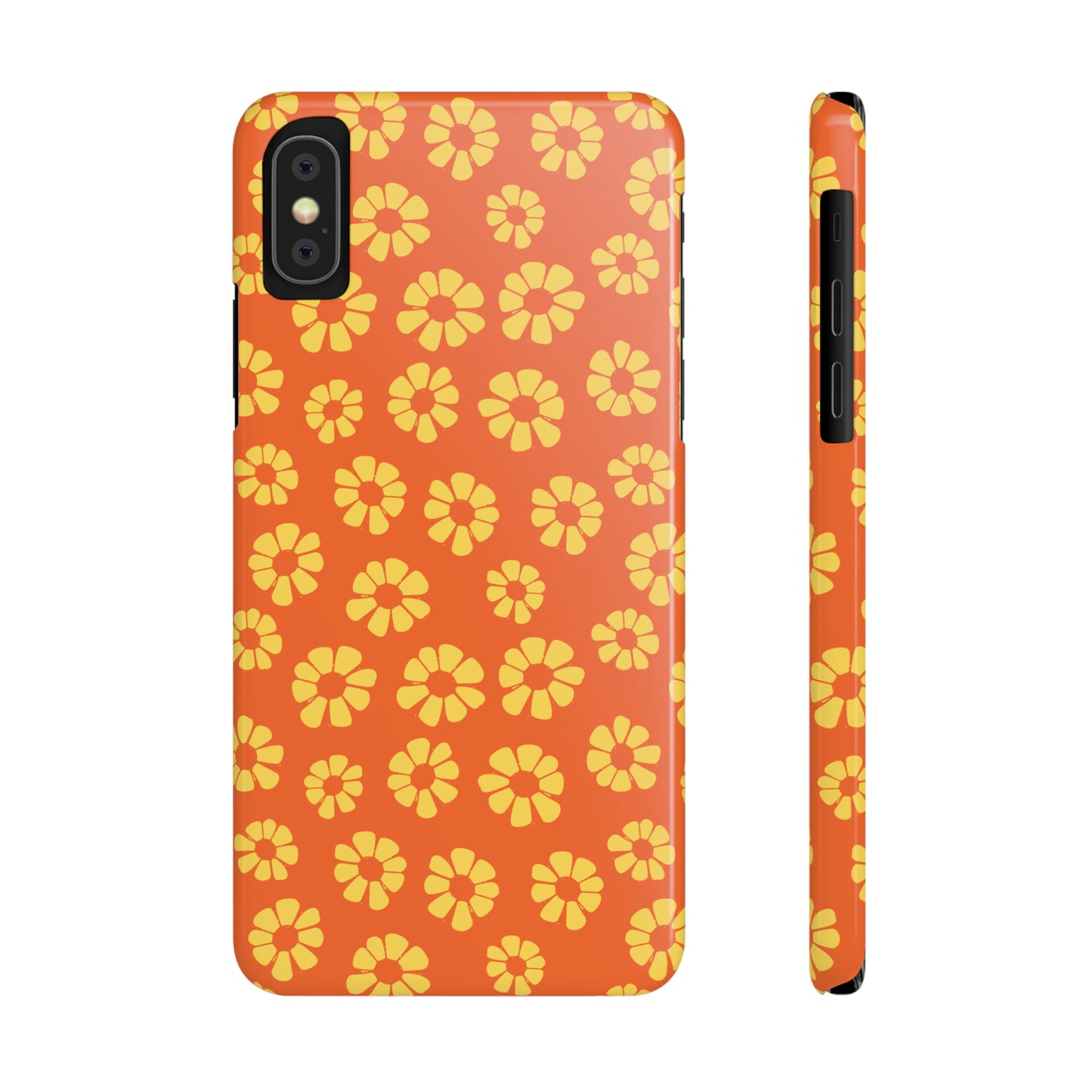 Maio laranja Pattern Snap Case