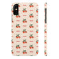 Pixelated Peach Snap Case