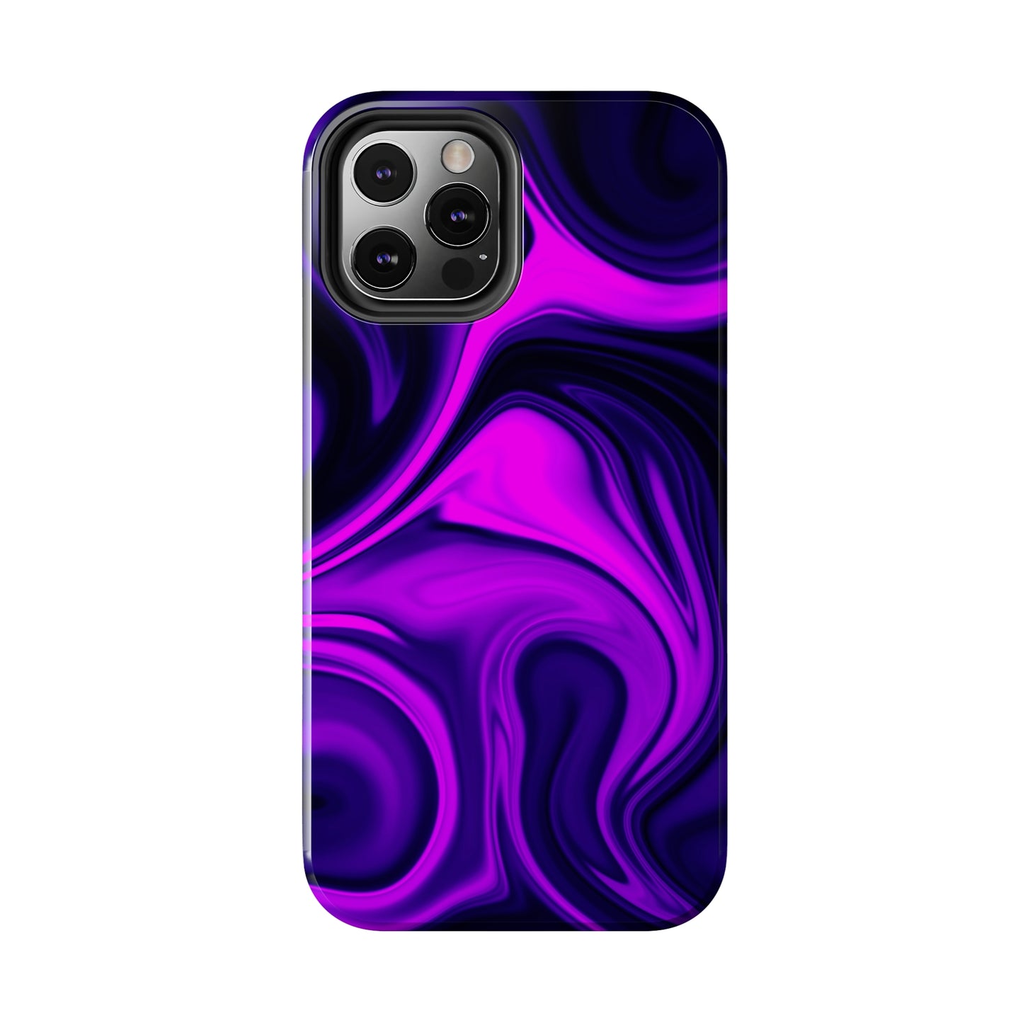 Purple liquid marble pattern Tough Case