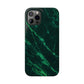 Dark green marble pattern Snap Case