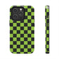 Pickled Checkers Tough iPhone Case