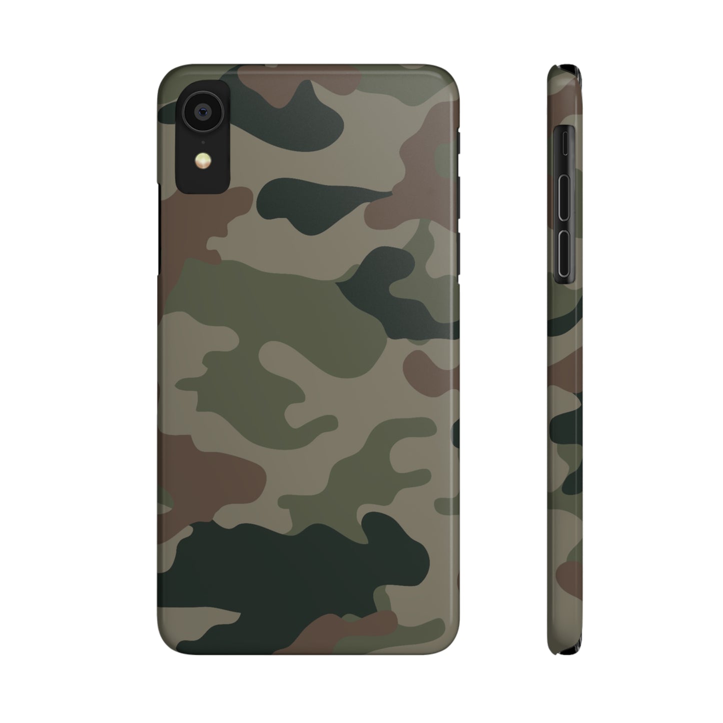 Dark Camouflage Snap Case