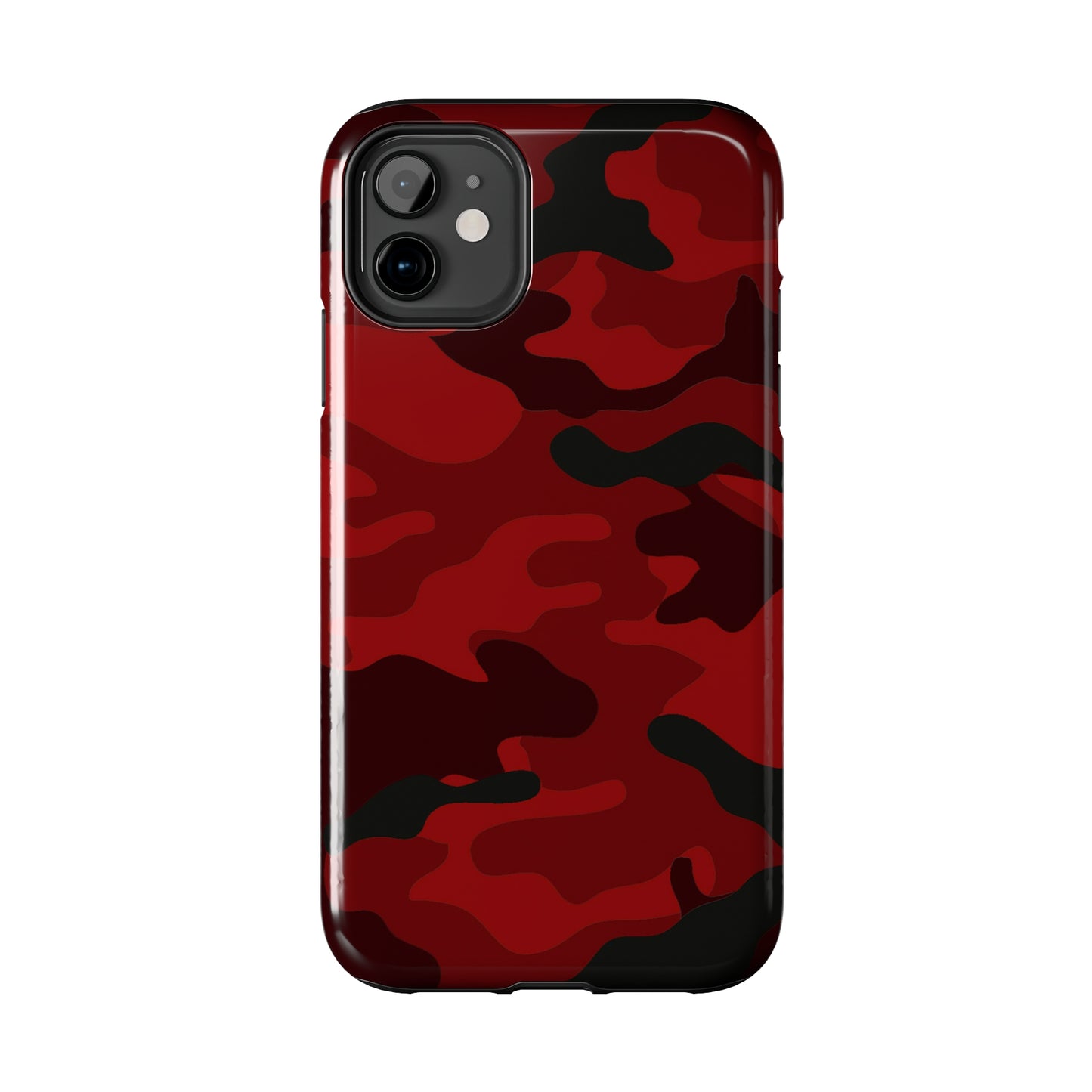 Red Camouflage Tough Case