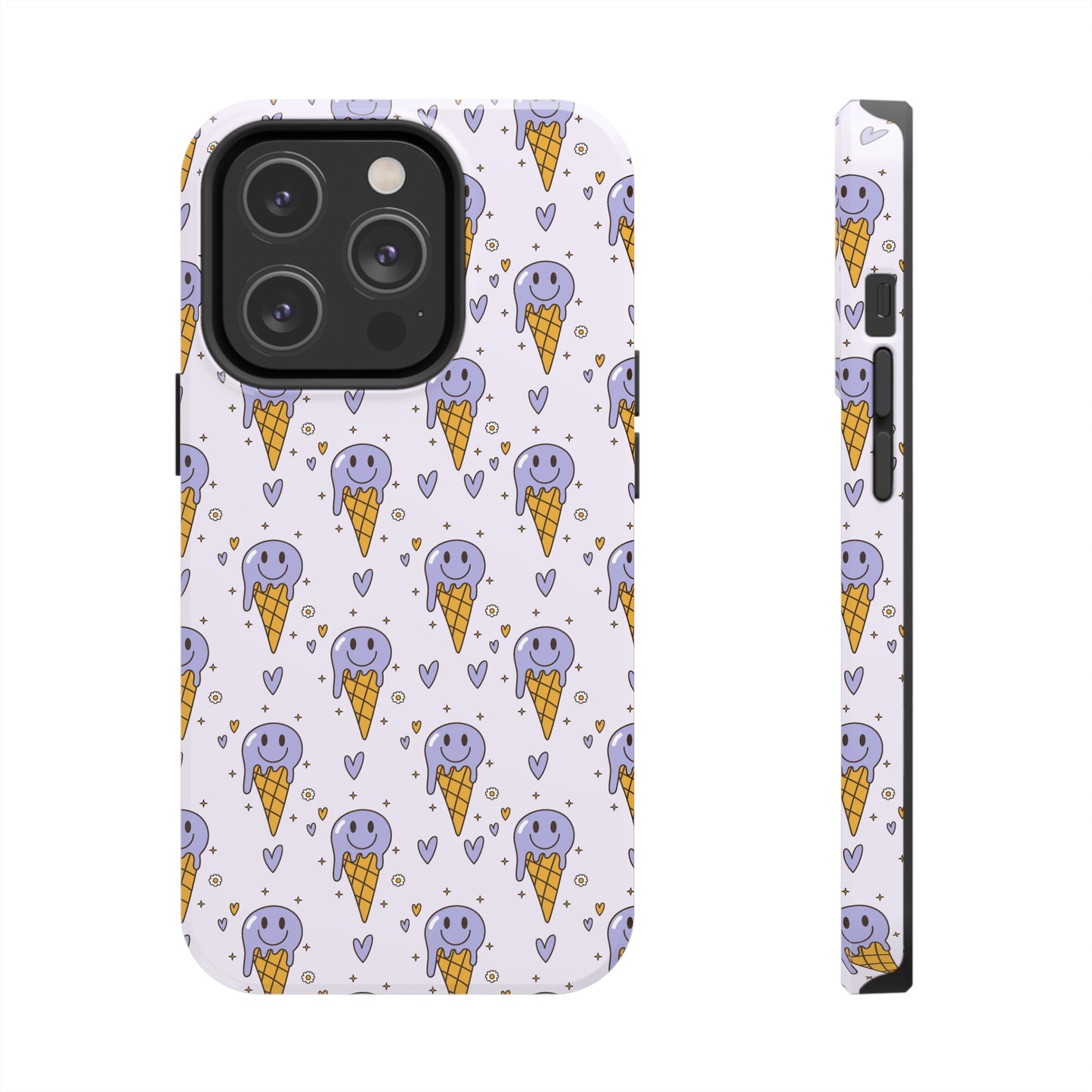 Blueberry Ice Cream Tough iPhone Case