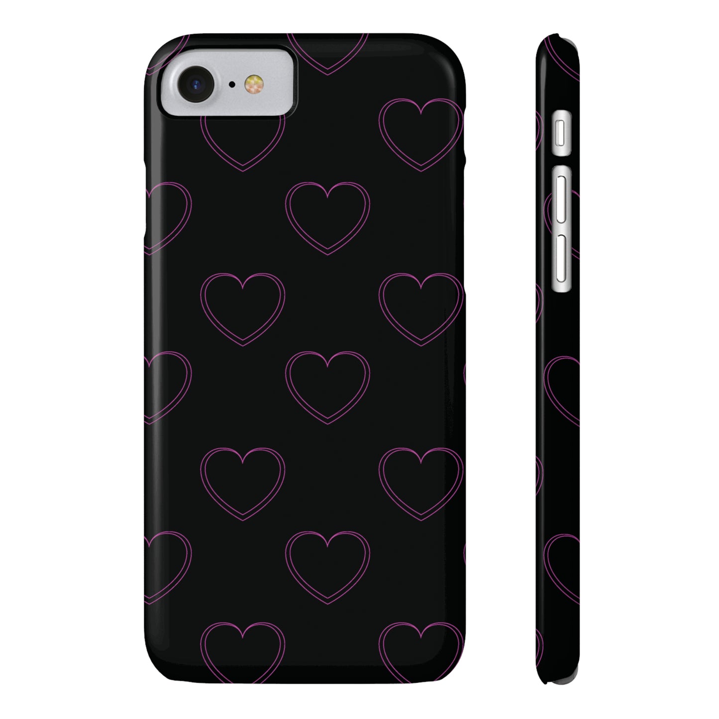 Y2K Heart Snap Case