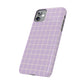 Lavender Grid Snap Case