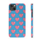 Bubblegum Heart Snap Case