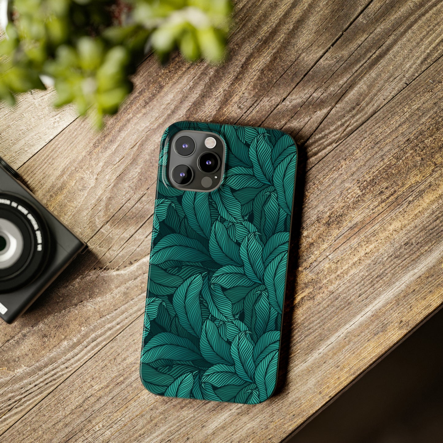 Tropical Leaves Snap Case