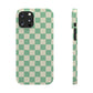 Retro Mint Checkers Snap Case