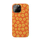 Maio laranja Pattern Snap Case