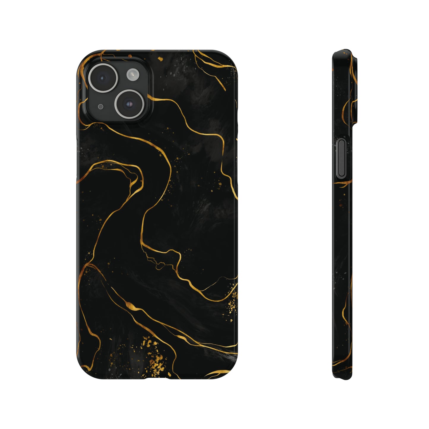 Black Mirage Snap Case