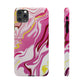 Acid marble pattern Snap Case