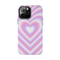 Blurred Heart Tough iPhone Case