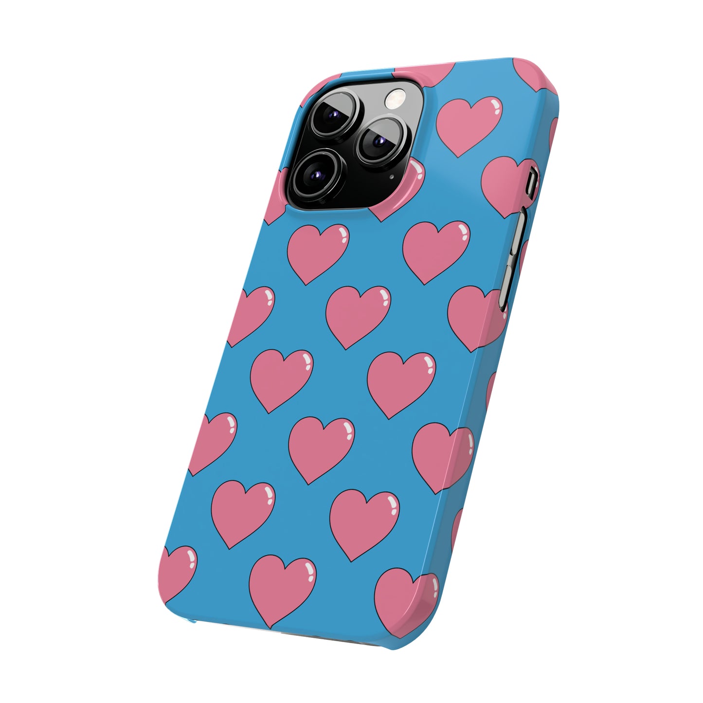 Bubblegum Heart Snap Case