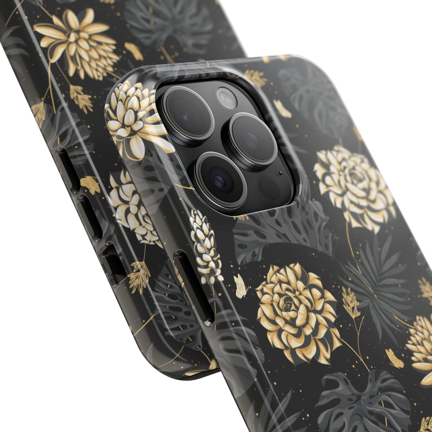 Golden Bloom Tough iPhone Case