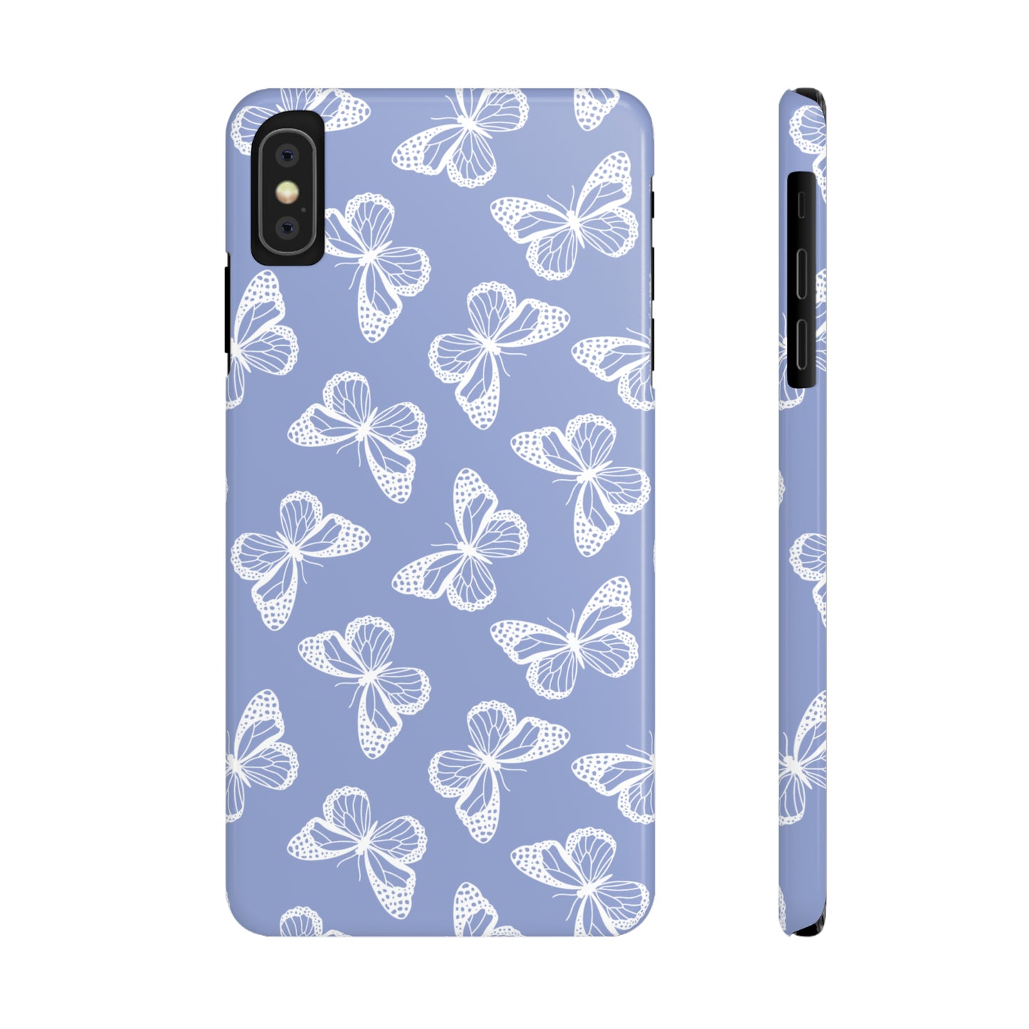 Lavender Butterflies Snap Case