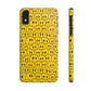 Yellow Squeezer Snap Case