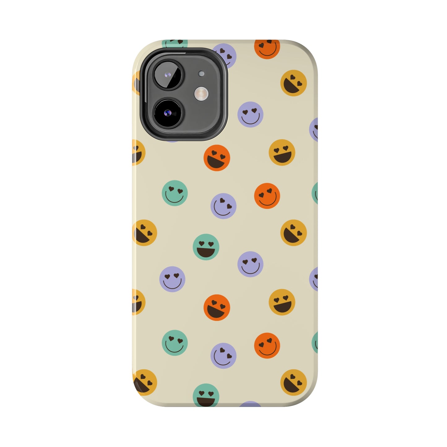 Smileys from 70s Tough iPhone Case