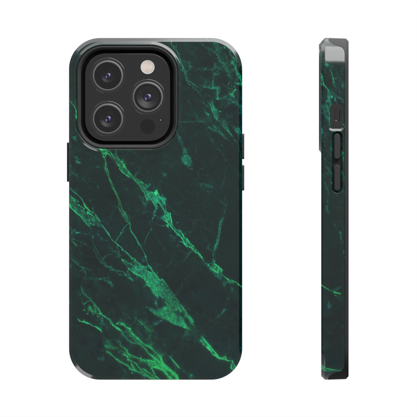 Dark green marble pattern Tough Case