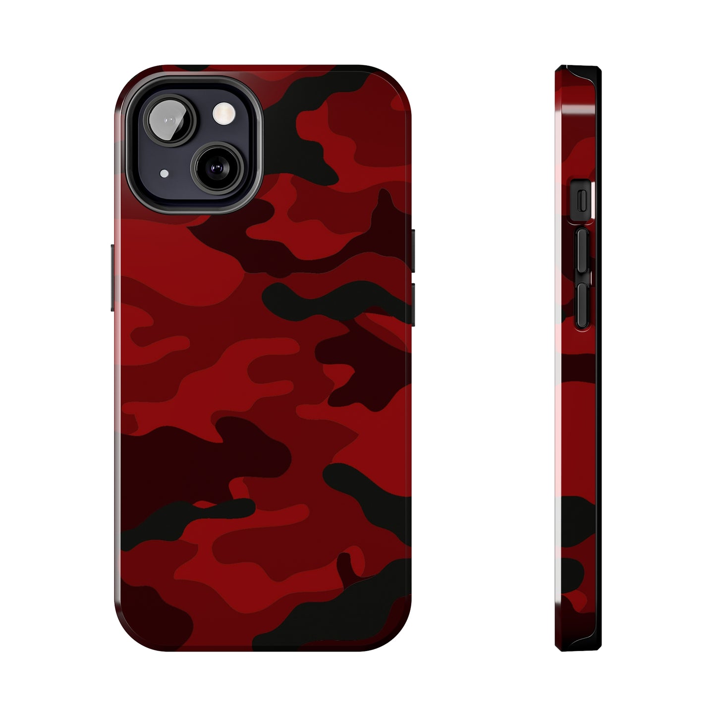 Red Camouflage Tough Case