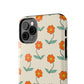 Poppy Flower Tough iPhone Case