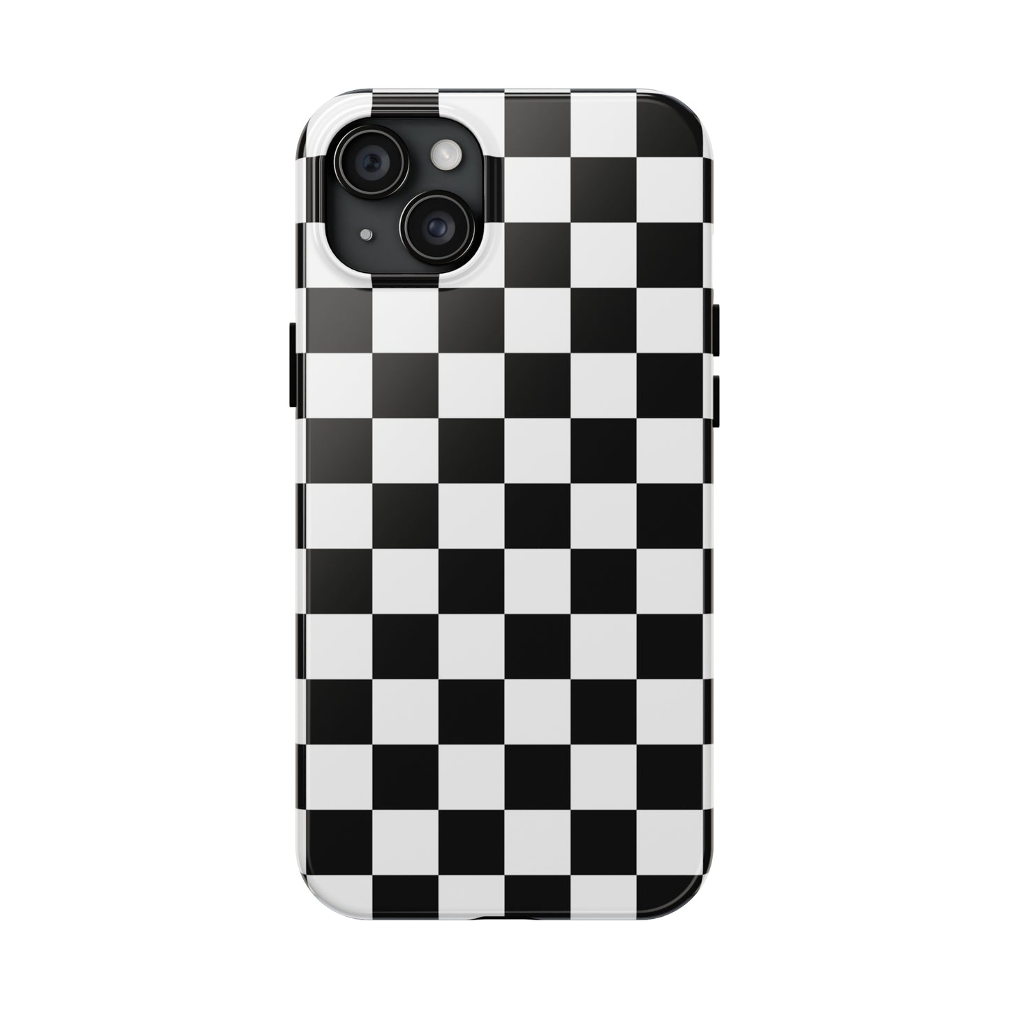 Black and white checks Tough Case