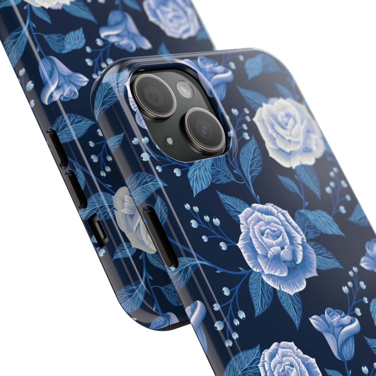 Midnight Rose Tough iPhone Case