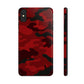 Red Camouflage Tough Case