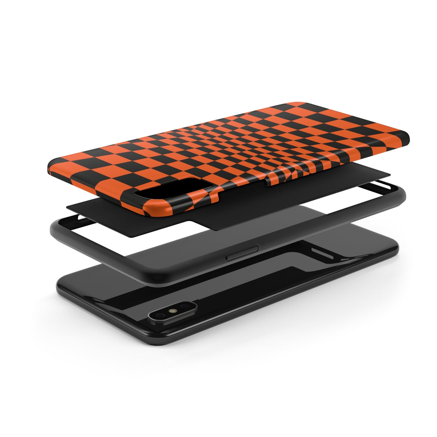 Merging Checkers Tough iPhone Case