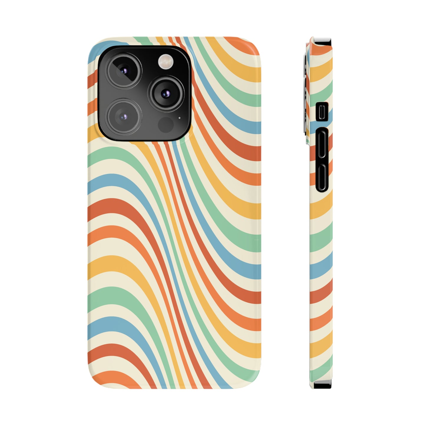 Retro Swirl Snap Case